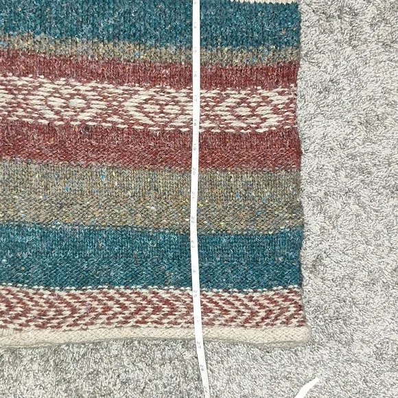 Vintage True Mark wool blend pullover long sleeve v-neck sweater - M - Picture 7 of 8